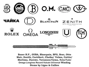 Winding Stem -- BFG Cortébert Cyma Durowe Omega Rolex Zenith - Picture 1 of 1