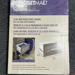 ClosetMaid 58885 Suite Cajón Sinfónico Gris Natural 10" Profundo x 16" Ancho NUEVO - Imagen 1 de 4