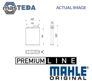 AH 365 000P HEATER RADIATOR EXCHANGER LHD ONLY MAHLE ORIGINAL FOR VAUXHALL - Picture 1 of 6