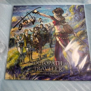 Signed Yasunori Nishiki Octopath Traveler Recorded Journey LP Soundtrack - Picture 1 of 5
