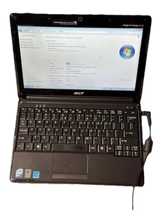 Acer Aspire One ZG8 10.1'' Intel Atom Windows 7 H/P 143GB Charger TESTED - Picture 1 of 8