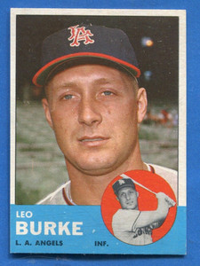 1963 Topps Set Break #249  Leo Burke Angels NR-MINT