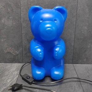 Messow Lampe Bär Blau Bärenlampe Ca. 31cm Groß Retro Kult - Bild 1 von 11