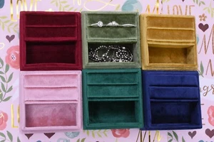 Luxury Velvet Jewelry Organizer, Jewelry Tray, Jewelry Drawers,Jewelry Display - Picture 1 of 8
