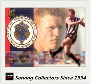 2004 Select AFL Conquest Medal Card MC3 Nathan Buckley (Brownlow) ( Collingwood)