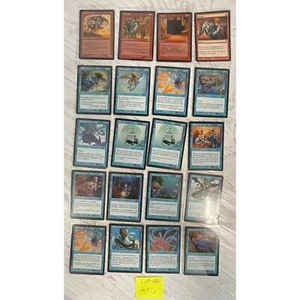 MTG Magic The Gathering 20 Card Lot Pulsating Illusion, Scrivener, Bravado - Picture 1 of 6