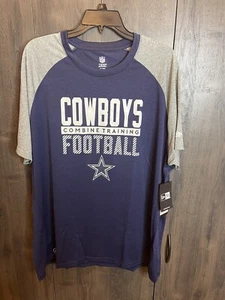 NUEVO CON ETIQUETAS Dallas Cowboys Combine Entrenamiento Equipo NFL Ropa Azul Camiseta Para Hombre’s 2XL - Imagen 1 de 7