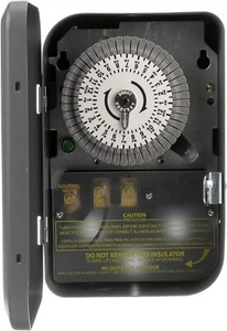 Woods 59101WD Indoor 24-Hour Heavy Duty Mechanical Time Switch 120V/40A SPST  - Picture 1 of 5