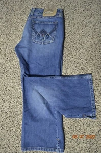 LUCKEY BRAND AZTEC WONDER Cropped Jeans Size 8/29 - Picture 1 of 6