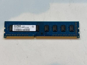 ☆ Elpida EBJ21UE8BDF0-DJ-F PC3-10600U-9-10-B0 DDR3-1333Mhz 2GB PC Memory RAM - Picture 1 of 2