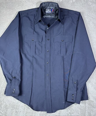 Mens Flying Cross Uniform Shirt Security Police Button Zipper 16.5 36/37 USA - Image 1 of 4