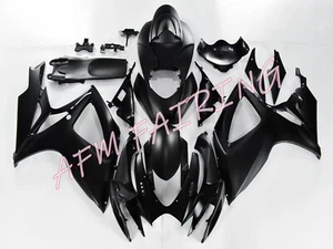 Matte Black ABS Injection Mold Bodywork Fairing Kit for GSXR600/750 2006 2007 - Picture 1 of 7