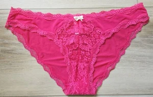 Vintage Victoria's Secret Dream Angels Smooth Silky Lace Cheekini Panties M READ - Picture 1 of 4