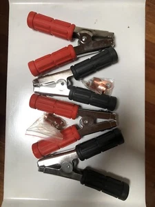 3000AMP Battery Alligator Clip Metal Crocodile Clamp Super Duty Jumper lead 4x4 - Picture 1 of 10