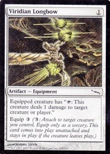 Viridian Longbow Mirrodin Magic the Gathering MTG x1