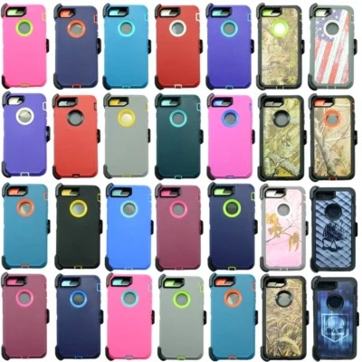 For Apple iPhone 6S/ 7 / 8 Plus Case Cover Shockproof Heavy Duty with Belt Clip - Image 1 of 4