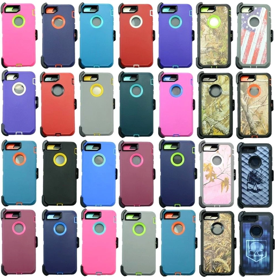 For Apple iPhone 6S/ 7 / 8 Plus Case Cover Shockproof Heavy Duty with Belt Clip - Image 1 of 4