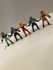 1986 THUNDERCATS X5 LJN MINIATURES FIGURE LION-O TYGRA Cheetara Panthro