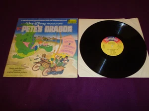 LP WALT DISNEY / PETE'S DRAGON / DISNEYLAND 1977 GATEFOLD BOOKLET - Picture 1 of 1