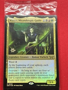 Winter Misanthropic Guide MTG Duskmourn Prerelease Foil Promo Stamped Sealed - Picture 1 of 1