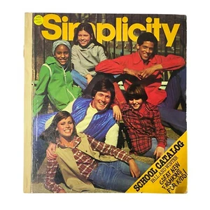 1977 Simplicity Fall Catalog Sewing Pattern Store Counter Book Fashion Sewing - Picture 1 of 16
