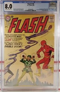 ๐ฅ CGC 8.0 VF THE FLASH #138 ๐ 1st DEXTER MYLES DC COMICS 1963 Justice League - Picture 1 of 6
