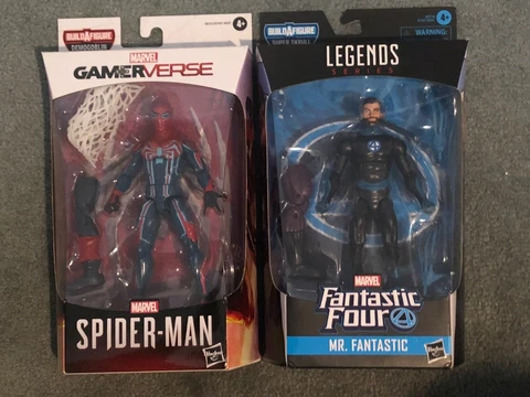Marvel Legends. Spider-Man, Mister Fantastic. New in boxes Cover