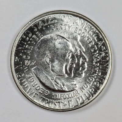1952 Washington Carver Commemorative Silver Half Dollar UNC - Image 1 of 3