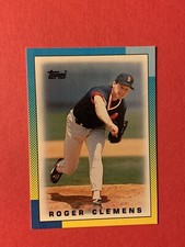 1990 Topps Mini Baseball Roger Clemens #4 Boston Red Sox