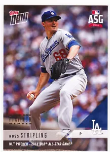 Ross Stripling Dodgers All-Star Game ASG 2018 Topps Now AS-67 Platinum GOLD Foil - Picture 1 of 2