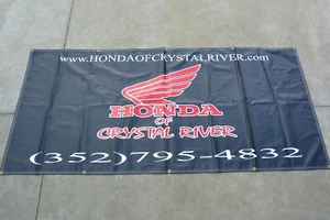 Honda Of Crystal River Shop Sign Vinyl Sign Honda Ride In Red 1518 Z4 - Picture 1 of 5