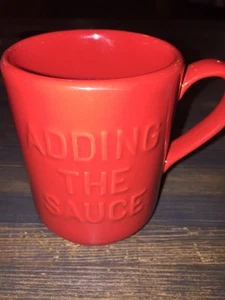 KATE SPADE ADDING THE SAUCE STACKABLE COFFEE MUG NEW FAST SHIP - Picture 1 of 2