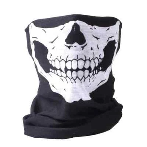 4x Skull Face Mask Skeleton Neck Scarf Tube Snood Ski Motorcycle Biker - Picture 1 of 7