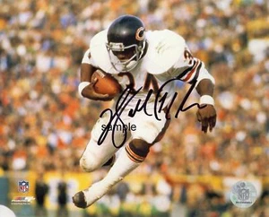 WALTER PAYTON NACHDRUCK 8X10 HANDSIGNIERT SIGNED PHOTO BILD CHICAGO BÄREN RP - Bild 1 von 1