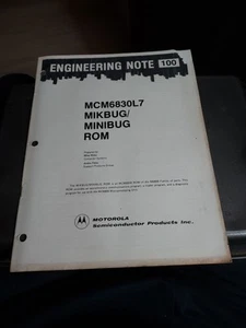 MOTOROLA MCM6830L7 MIKBUG/MINIBUG ROM - Imagen 1 de 2