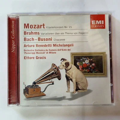 Mozart Brahms Bach Busoni Arturo Benedetti Michelangeli Orchestra Gracis CD EMI - Bild 1 von 3