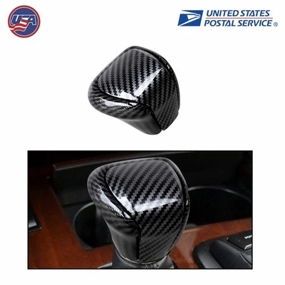 Carbon Black Gear Shift Knob Cover Trim For Lexus LX LX570 2016-2020 SUV - Image 1 of 4