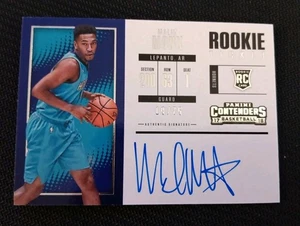 Boleto de novato Malik Monk 2017-18 Panini Contenders/75 en tarjeta automática - Imagen 1 de 2