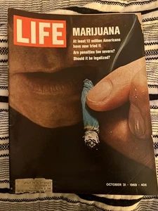 Vintage Life Magazin 31. Oktober 1969 Marihuana Cover - Bild 1 von 8
