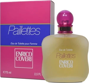 profumo donna Eau de Toilette EDT pour Femme Enrico Coveri Pailettes 75 ml NUOVO - Foto 1 di 7