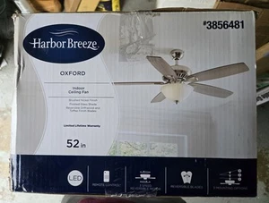 NEW(OPEN BOX)Harbor Breeze 52 Inch Oxford Ceiling Fan - Picture 1 of 3