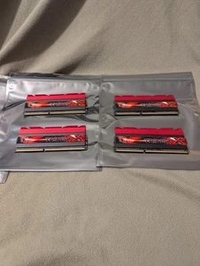 16GB G.Skill Trident X 4x4GB DDR3 2400 MHz CL10 1.65V F3-2400C10Q-16GTX - Picture 1 of 11