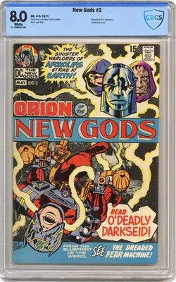 New Gods #2 CBCS 8.0 1971 21-1EAEE22-268 - Image 1 of 2