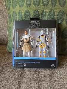 Star Wars Serie Nera La Vendetta dei Sith Obi-Wan Kenobi e Clone Trooper 212 - Foto 1 di 6