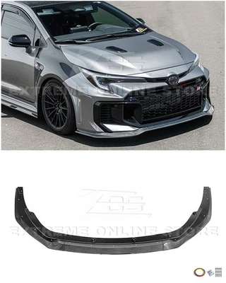For 25-Up Toyota GR Corolla | GR Style CARBON FIBER Front Bumper Lip Splitter - Image 1 of 4