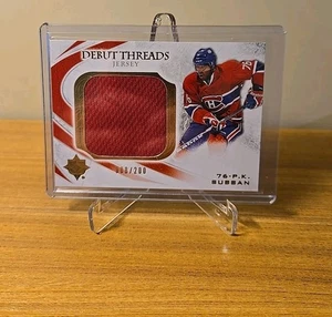 2010-11 PK SUBBAN RC UD Ultimate Debut Threads Jersey #/200 MONTREAL CANADIENS - Picture 1 of 3