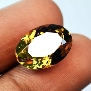 12,65 ct ovale Form loser Edelstein natürlicher Alexandrit zweifarbig zertifiziert - Bild 1 von 6