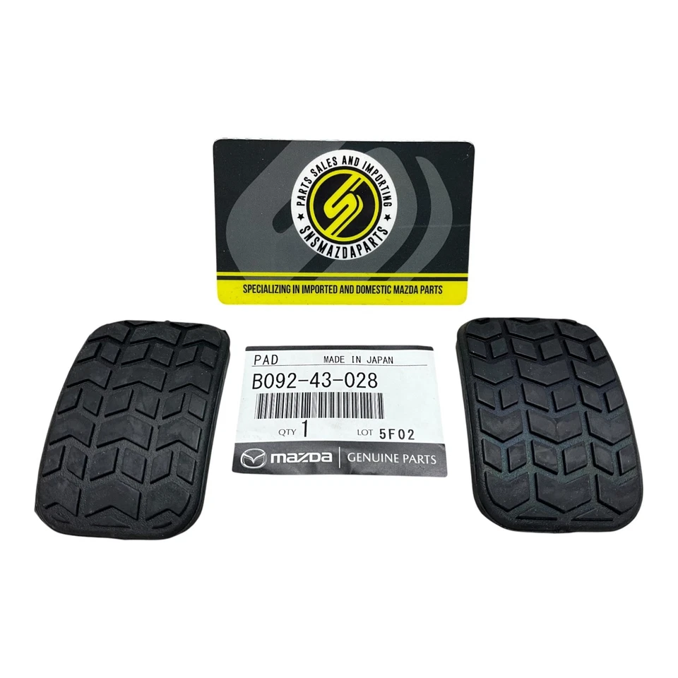 90-05 Mazda Miata MX5 Genuino OEM Embrague Freno Goma Juego de Pares B092-43-028 Foto 1 de 1