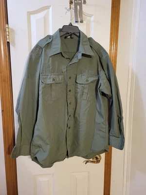 PROPPER 战术男式 SS 轻便 RIPSTOP 衬衫大号常规 OLIVE 预装  — 第 1/4 张图片