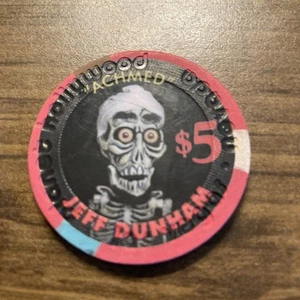 $5 planet hollywood   Jeff Dunham Achmed las vegas  casino chip - Picture 1 of 3